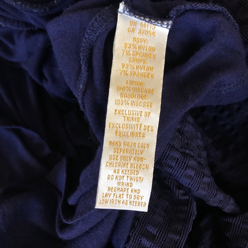 Ric Rac Blue Ruffle Dress - Picture 4 of 4